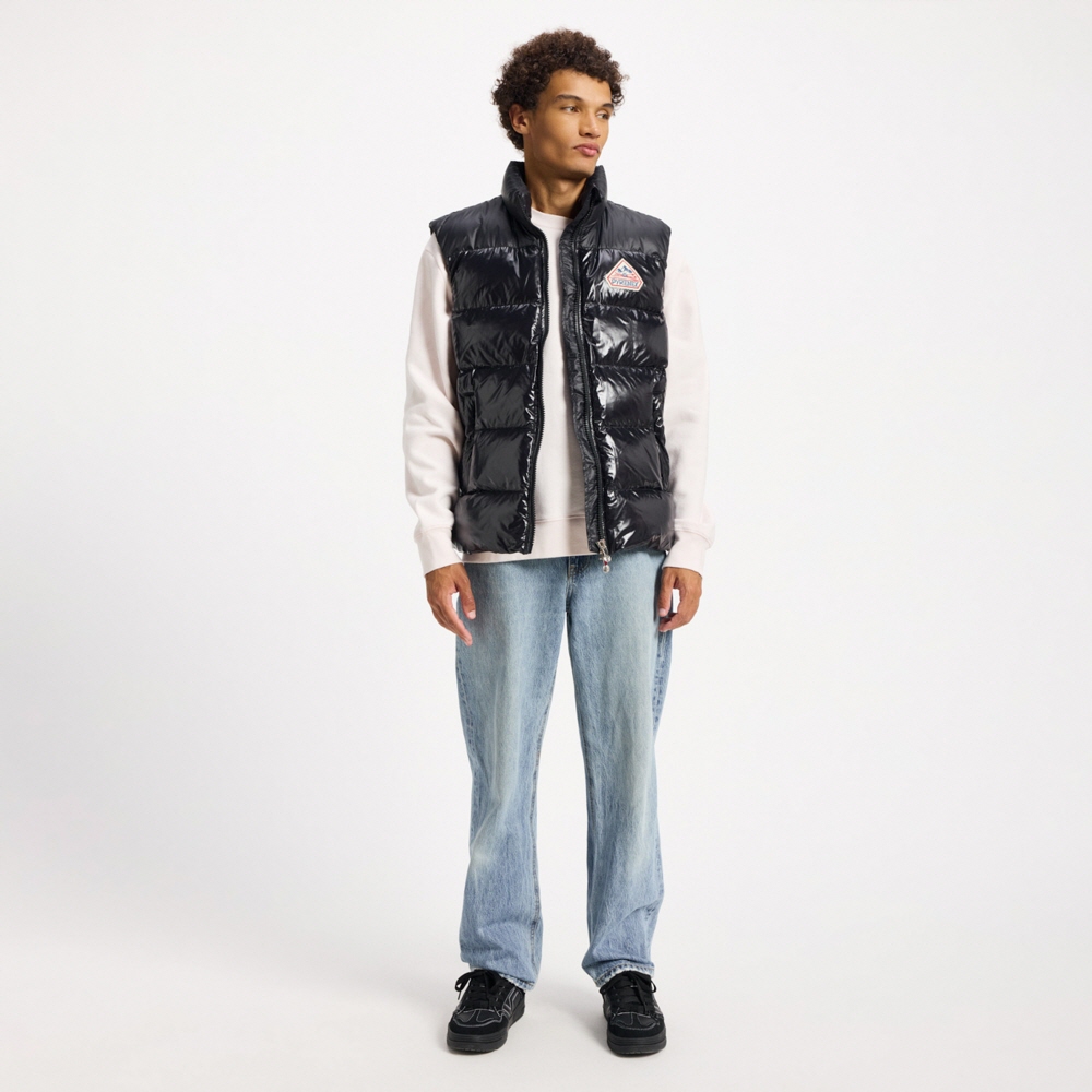 피레넥스 존 유니섹스 슬리브리스 다운 자켓 - 블랙(Pyrenex JOHN Unisex Sleeveless Down Jacket - Black) - 2
