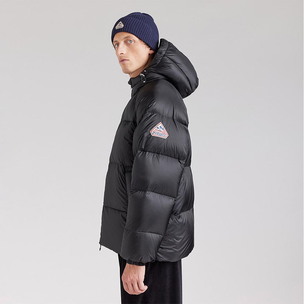 피레넥스 (24FW) 스텐 3 립스탑 후드 다운 자켓 - 블랙(Pyrenex (24FW) STEN 3 RIPSTOP Hooded Down Jacket - Black) - 6