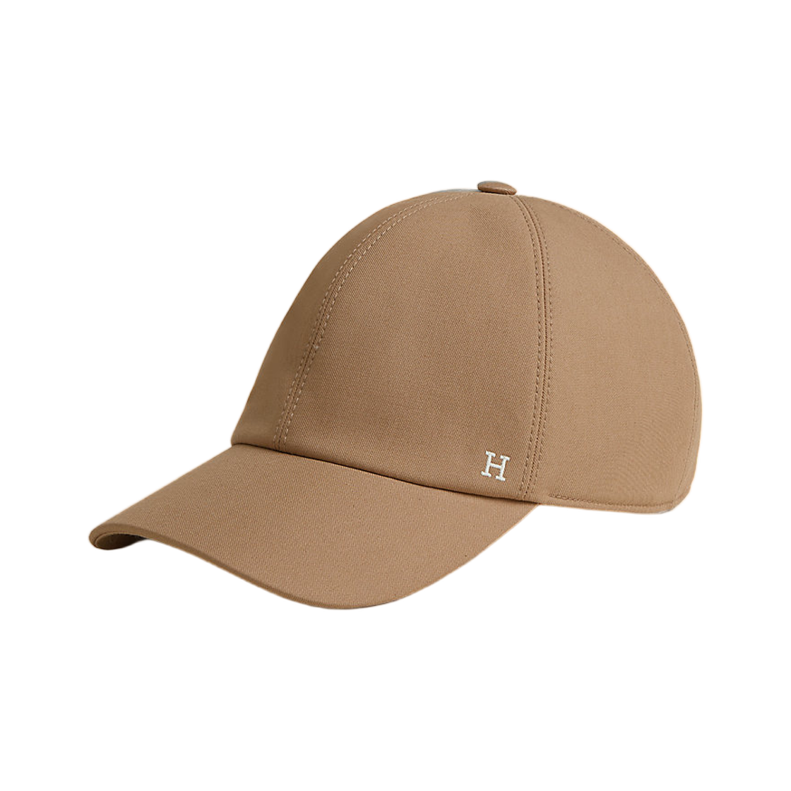 H252059N4B Hermes Riley H Droit Cap & Palladium Biscuit