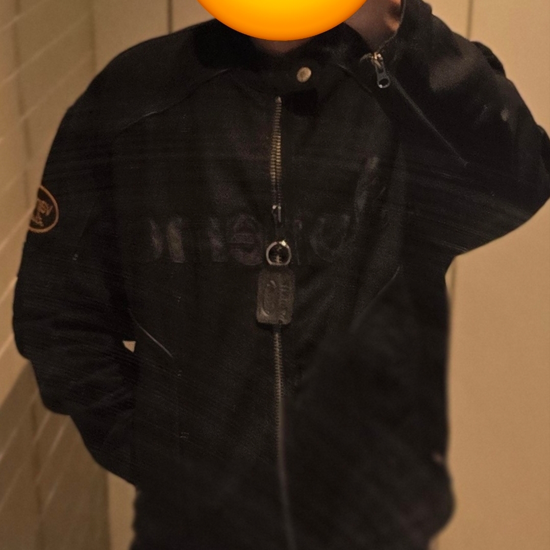 Supreme x Vanson Leathers Cordura Cotton Jacket Black - 25SS 착용 스타일