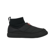 (W) Hunter In Out Puffer Knit Cuff Boots Black
