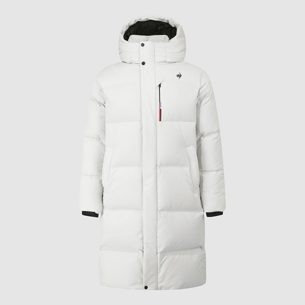 르꼬끄 스포르티브 유니 레귤러핏 벤쳐 구스 롱다운자켓 - 그레이 QQ423EDJN2(le coq sportif Venture Goose Long Down Jacket White Grey) - 2
