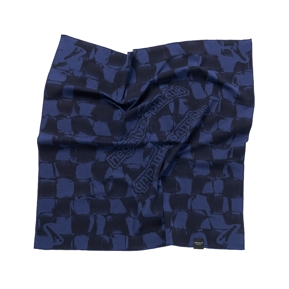 SA25BL-ACC-003 negative split club Checkerboard Bandana Swift Pro Blue