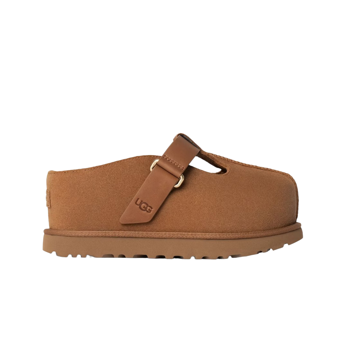 1167550-CHE (W) UGG Goldenstar Hi Clog Chestnut