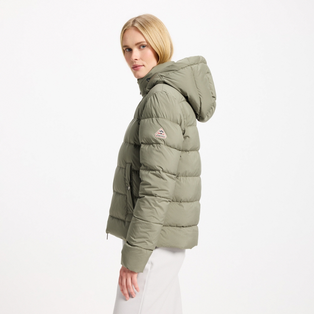 피레넥스 스파우트닉 후디드 다운 자켓 - 머메이드(Pyrenex SPOUTNIC Hooded Down Jacket - Mermaid) - 4