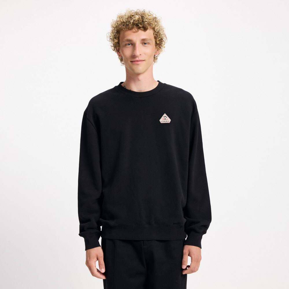 피레넥스 ESCOU 스웨터 인 오가닉 코튼 - 블랙(Pyrenex ESCOU Sweater in Organic Cotton - Black) - 2