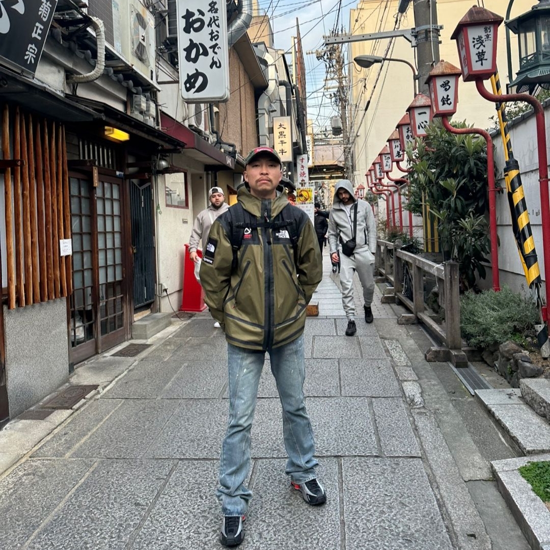 Supreme x The North Face Summit Series Outer Tape Seam Jacket Olive - 21SS, Supreme Military Camp Cap Branch Olive Camo - 22FW 착용 스타일