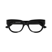 (W) Balenciaga BB Logo Eyeglasses Black