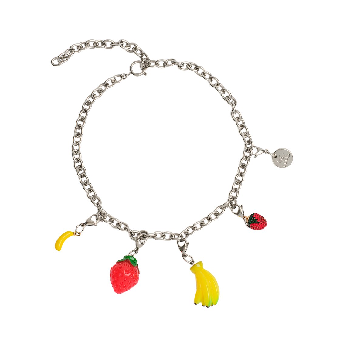 P00000DZ NUPIP Banana & Strawberry Mix Necklace