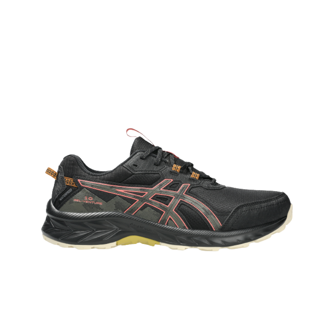 1012B760-002 (W) Asics Gel-Venture 10 Waterproof Black Brown Stone