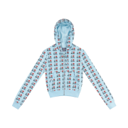 (W) Ashley Williams I Heart Me Shrunk Baby Hoodie Blue