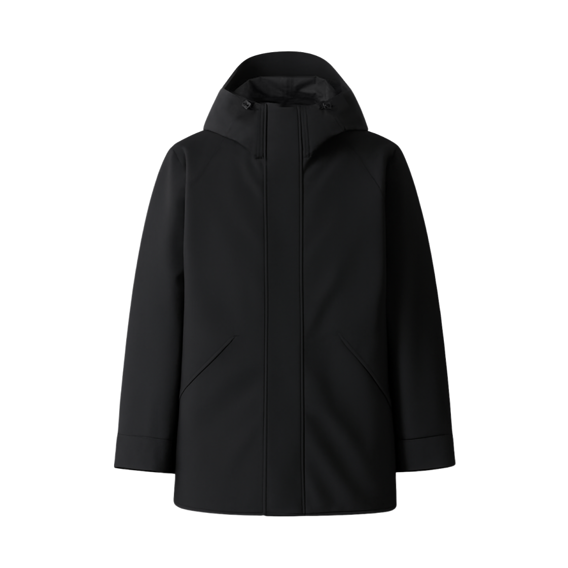 유니클로 U 블록 테크 유틸리티 파카 블랙