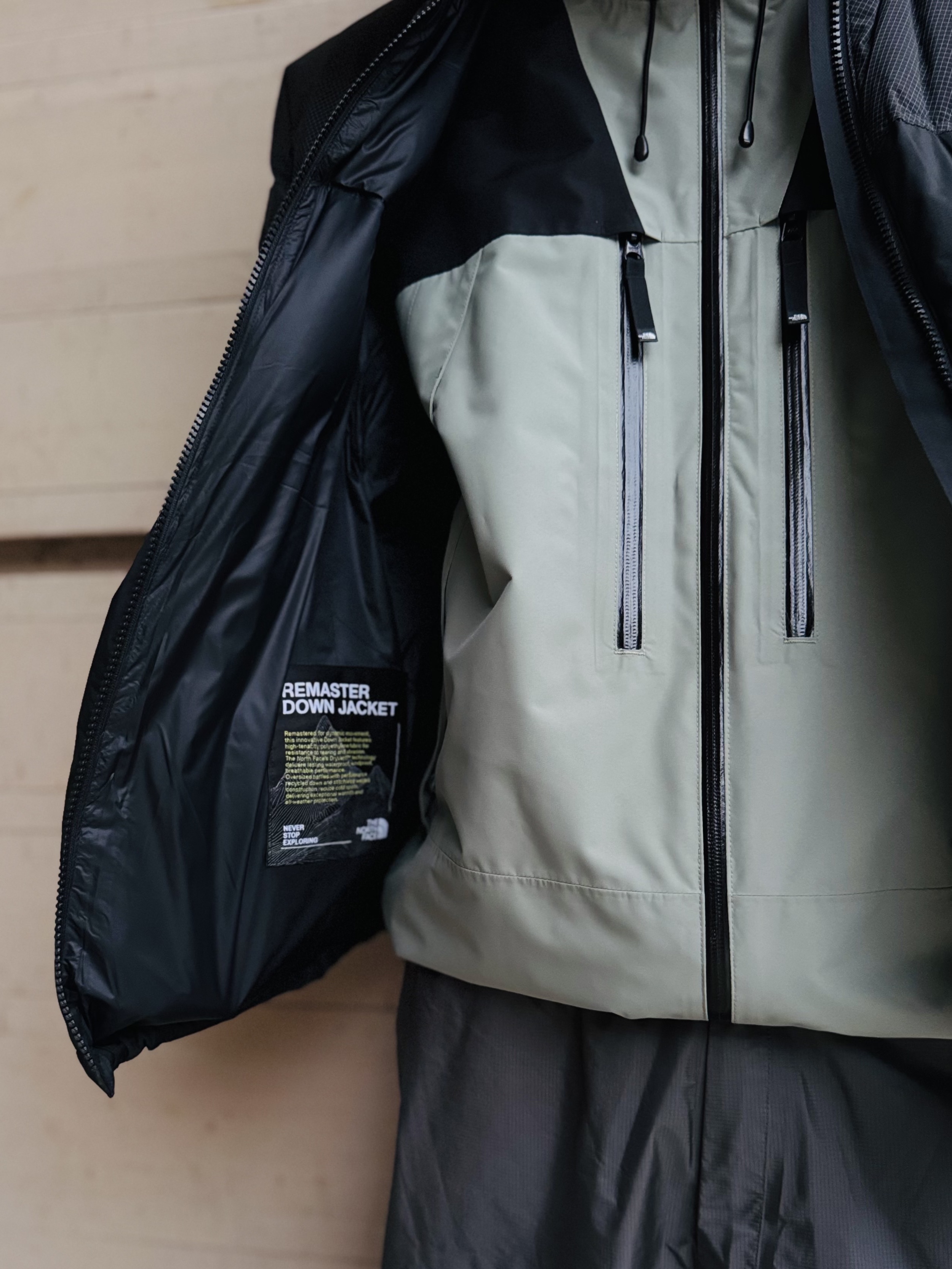 The North Face Remaster Down Jacket Black - 25FW, The North Face Remaster Down Jacket Brown 착용 스타일 - 9