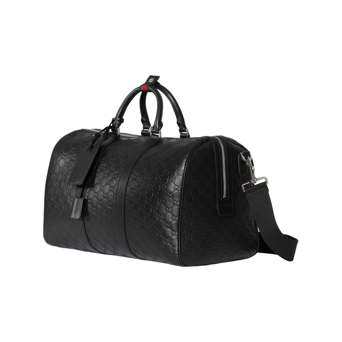 구찌 GG 엠블럼 미디움 더플백 블랙(Gucci GG Emblem Medium Duffel Bag Black) - 2