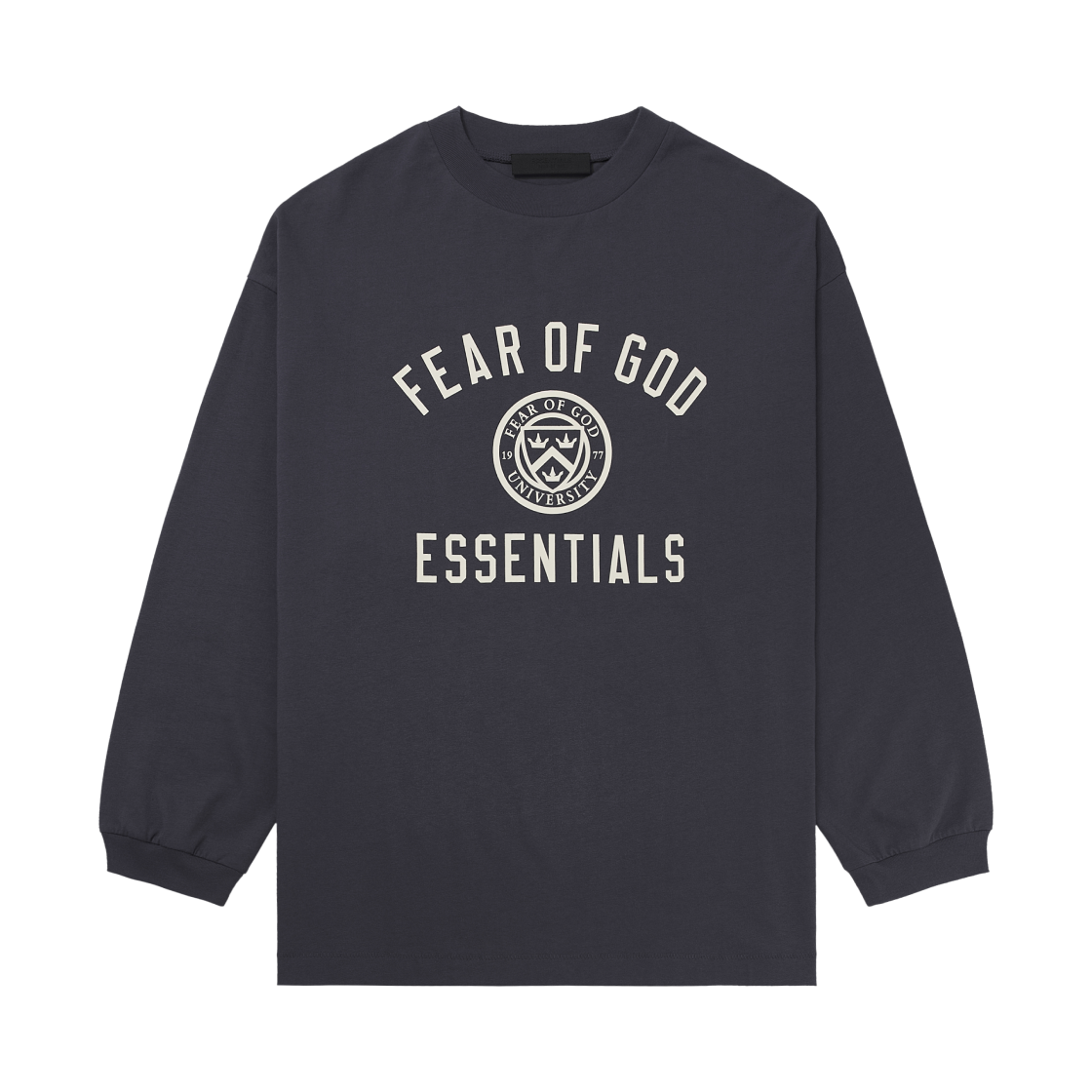- Essentials Long Sleeve T-Shirt Marine - 24FW