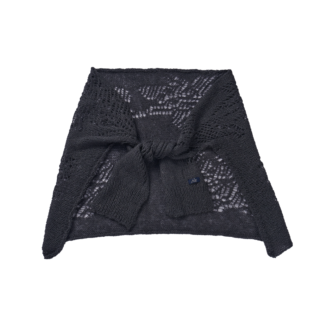 25FWSACFLOCHFF Nff Flone Multi Shawl Charcoal