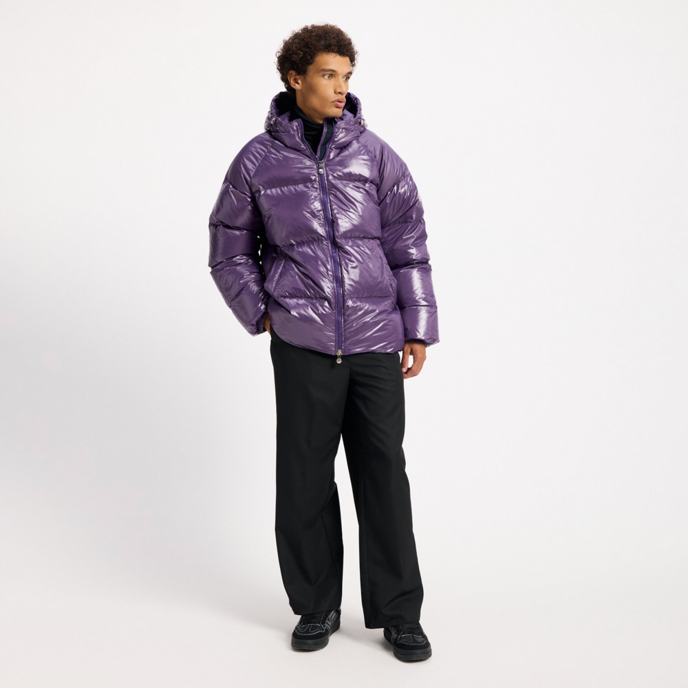 피레넥스 스텐 후디드 유니섹스 다운 자켓 - 퍼플 레인(Pyrenex STEN Hooded Unisex Down Jacket - Purple Reign) - 2