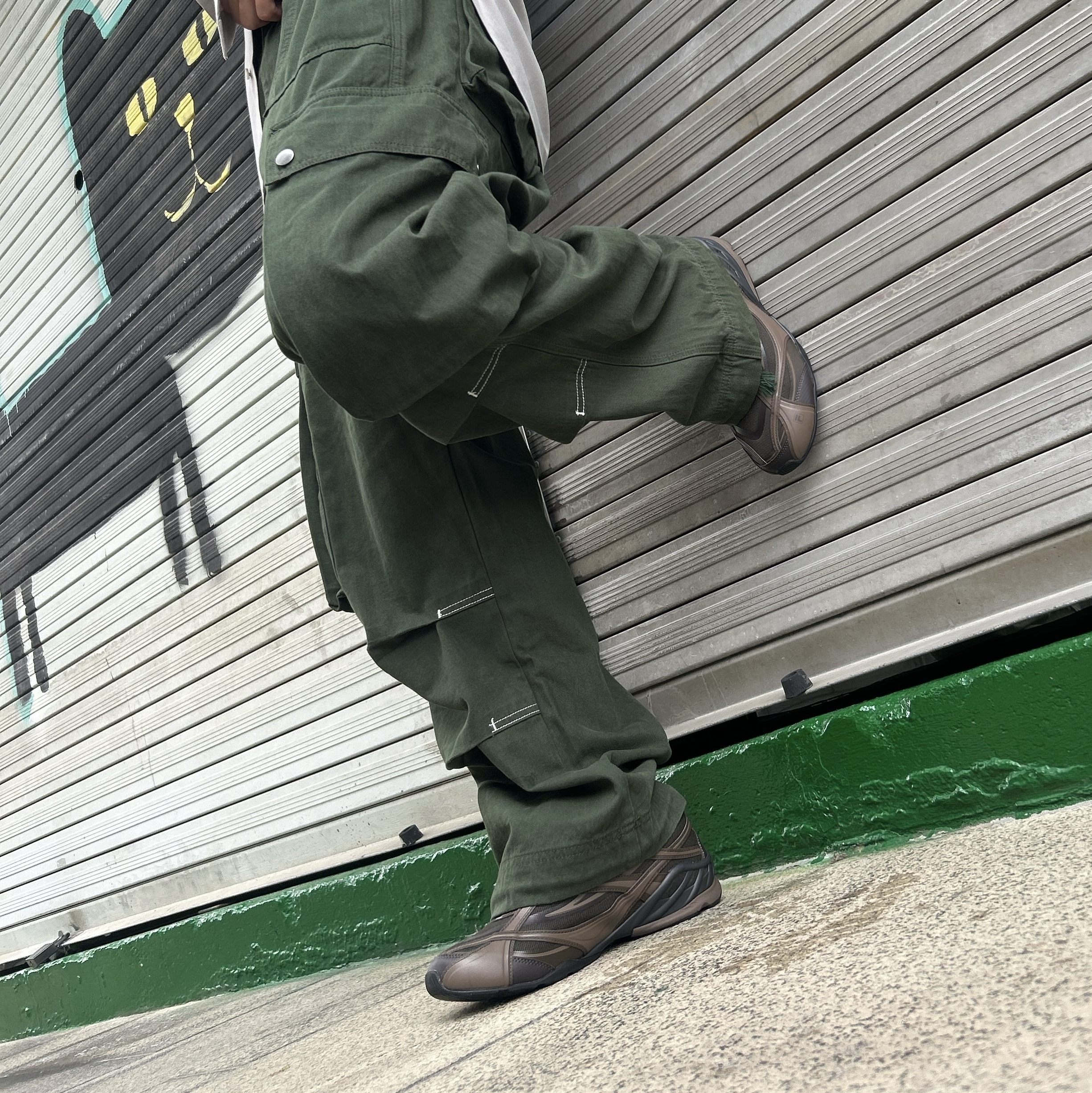 Fila Flaire Brown 착용 스타일 - 2