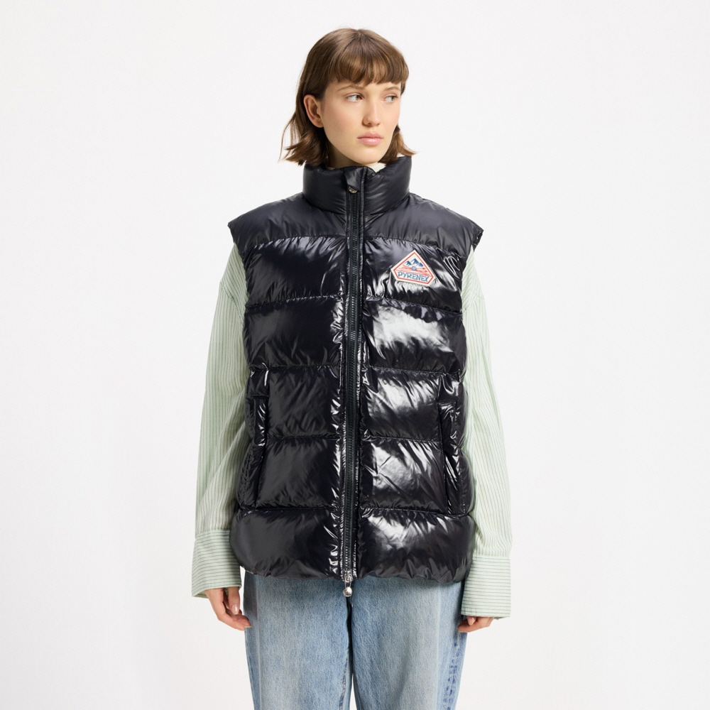 피레넥스 존 유니섹스 슬리브리스 다운 자켓 - 블랙(Pyrenex JOHN Unisex Sleeveless Down Jacket - Black) - 5