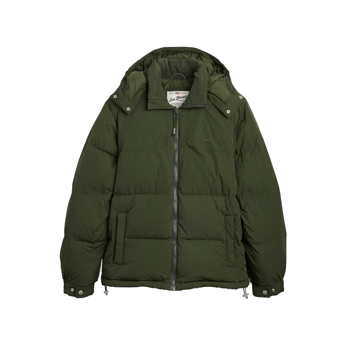 A8557-0010 Levi's Rockridge Short Puffer Khaki