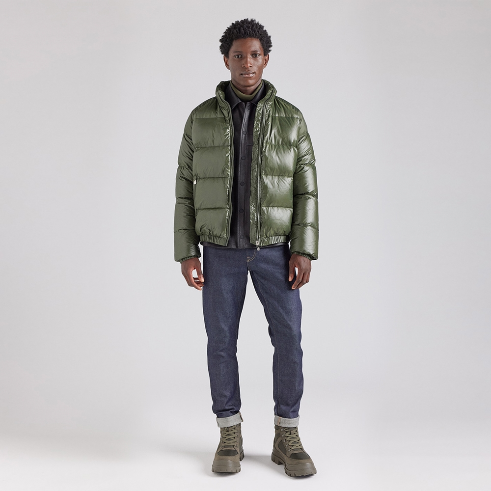 피레넥스 (24FW) 빈티지 미씩 유니섹스 다운 자켓 - 딥 카키(Pyrenex (24FW) VINTAGE MYTHIC Unisex Down Jacket - Deep Khaki) - 2
