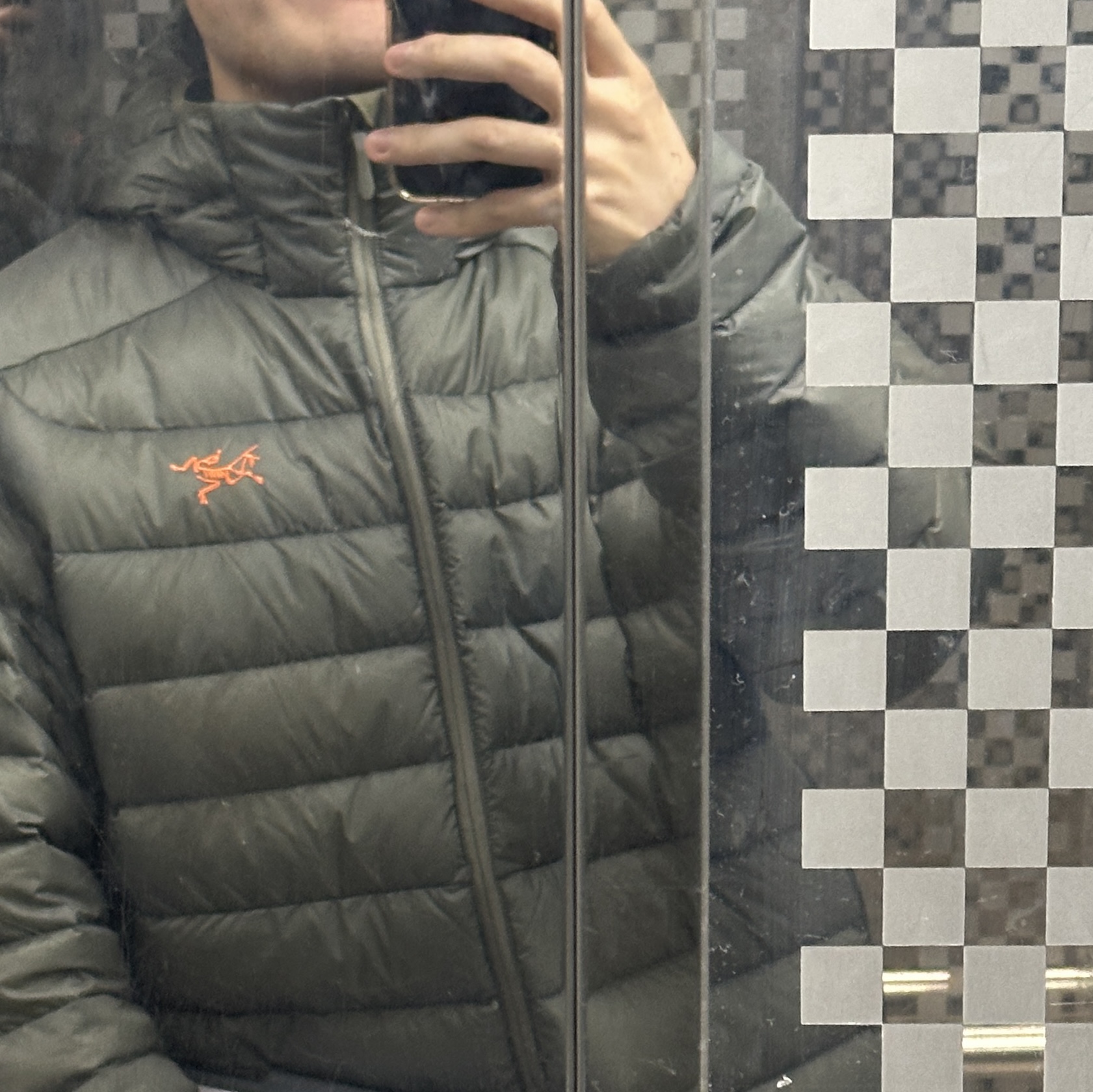 Arc'teryx Cerium Hoody Forage Verve 착용 스타일