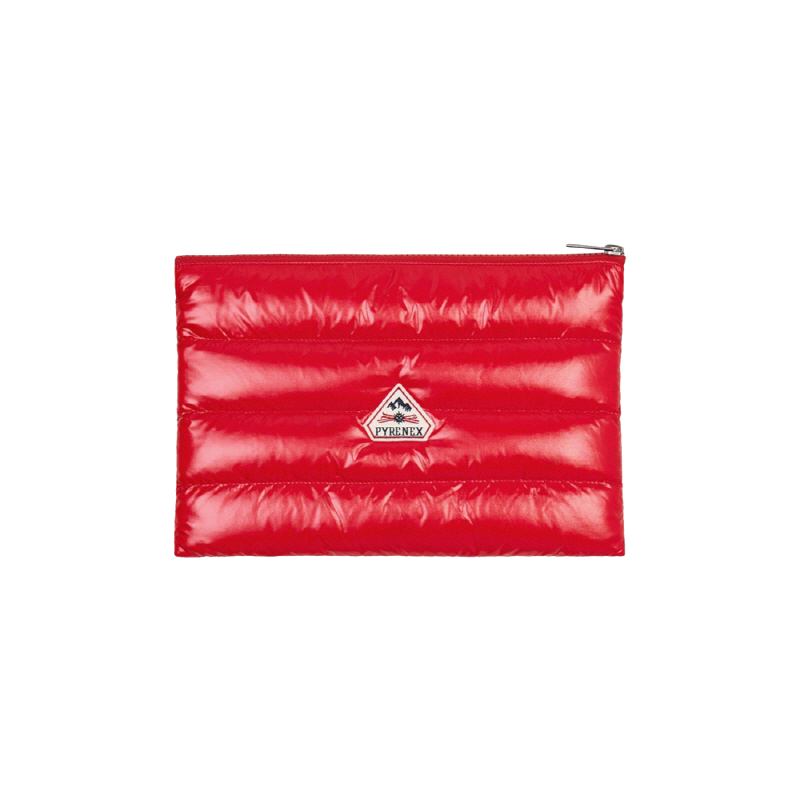 피레넥스 퀄티드 다운 파우치 빈티지 - 루지(Pyrenex Quilted Down Pouch Vintage - Rouge)