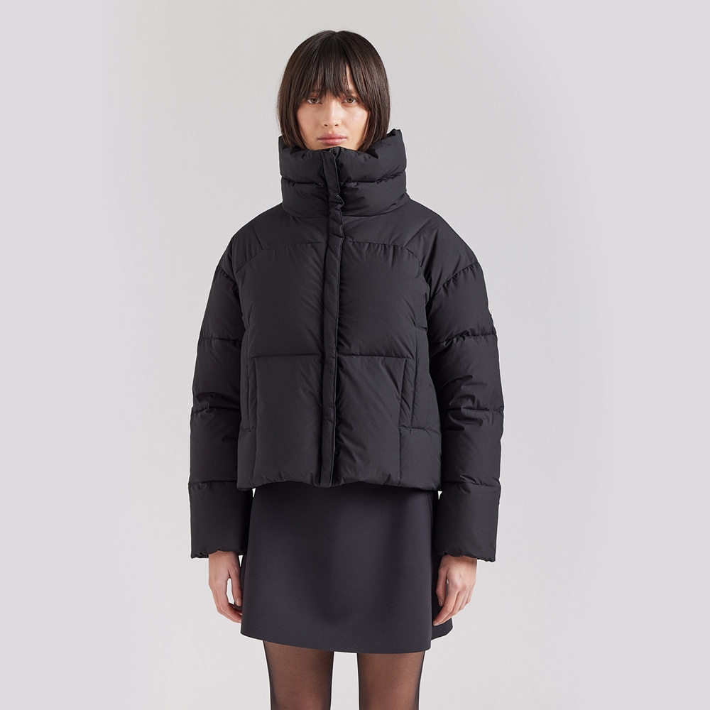 피레넥스 (24FW) 하모니 크롭 숏 다운 자켓 - 블랙(Pyrenex (24FW) HARMONIE Crop Short Down Jacket - Black) - 3