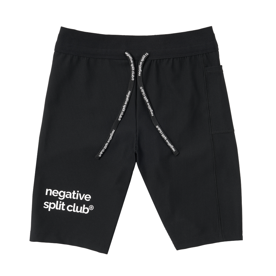 25FWBSP01BK negative split club Performance Racing Half Tights Black