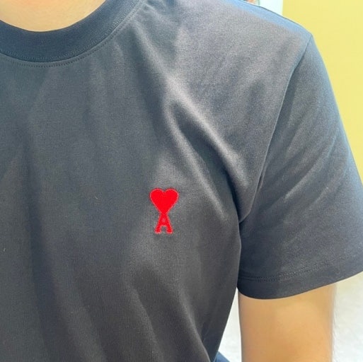 AMI de Coeur T-Shirt Black 착용 스타일