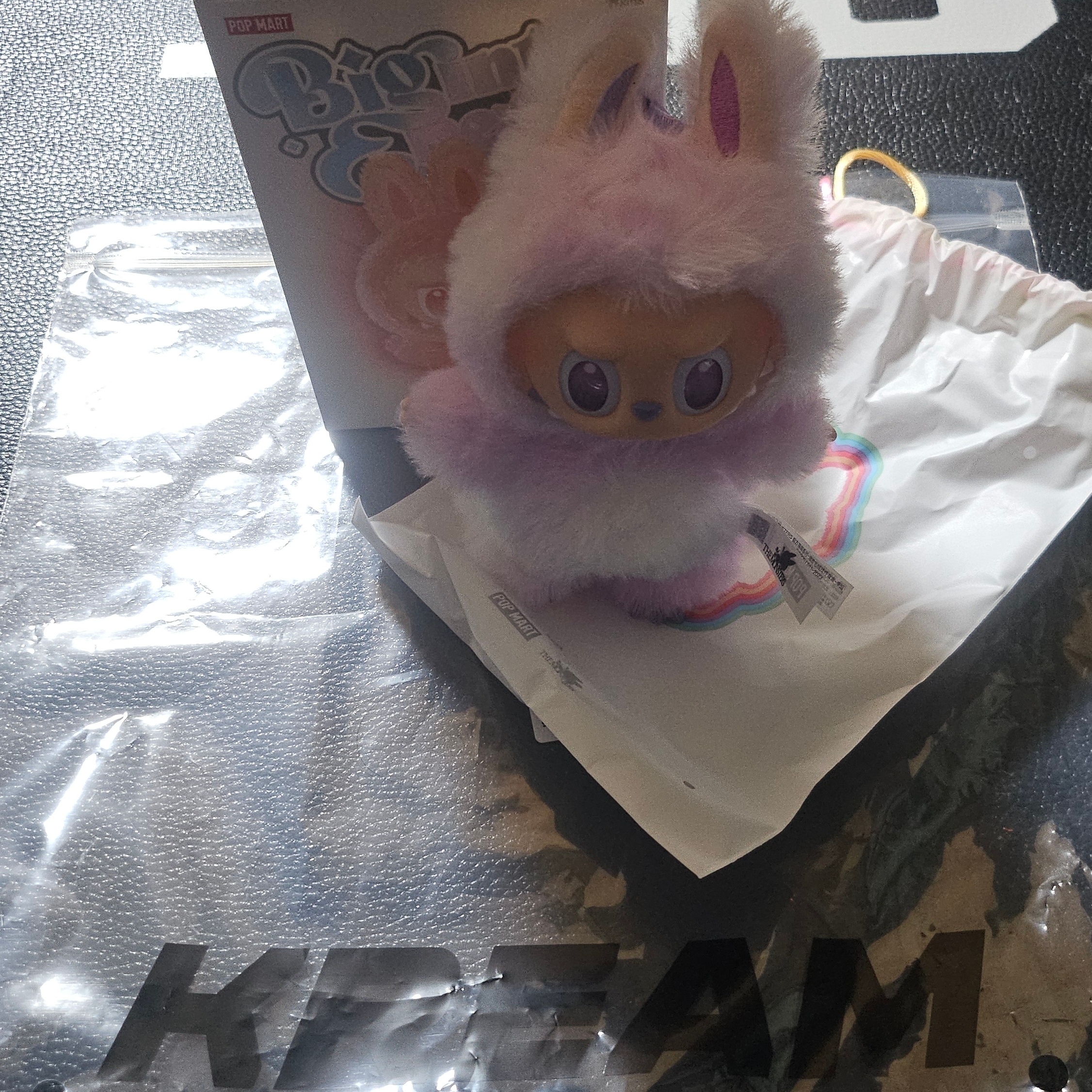 Pop Mart Labubu The Monsters Highlight Series Luck Keyring (Opened Case) 착용 스타일