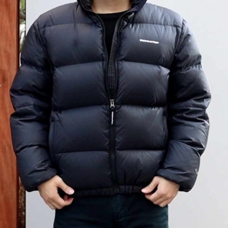 Thisisneverthat Pertex T Down Jacket Black 착용 스타일