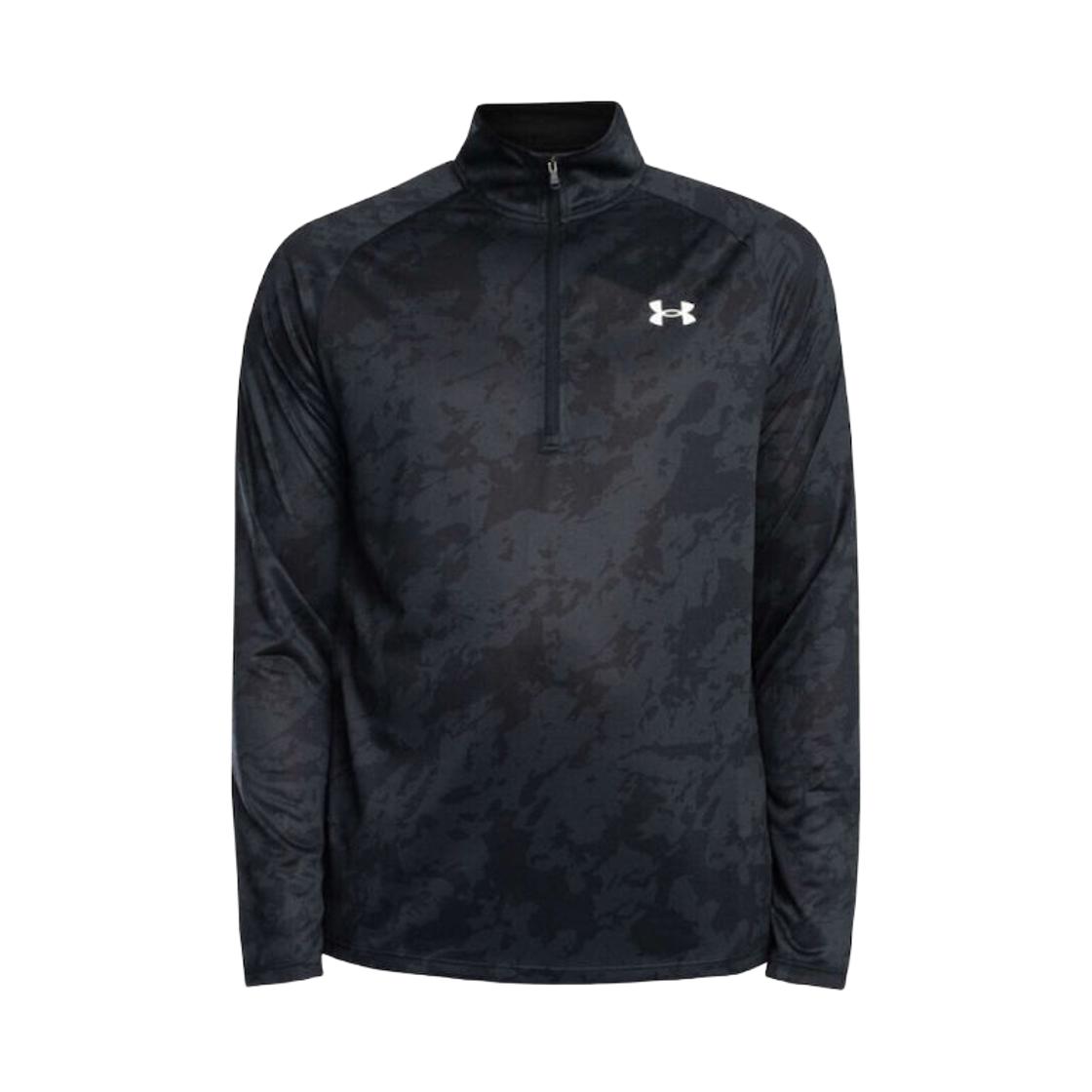 1328495-007 Under Armour Tech Half Zip Long Sleeve Black White