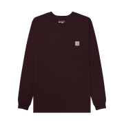 Carhartt Loose Fit Heavyweight Regular Long Sleeve Pocket T-Shirt Port