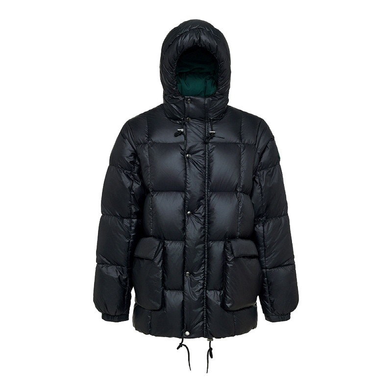 피레넥스 (24FW) 오두버트 2 파라부트 후디드 파카 자켓 - 블랙(Pyrenex (24FW) AUDOUBERT 2 PARABOOT Hooded Parka Jacket - Black) - 1