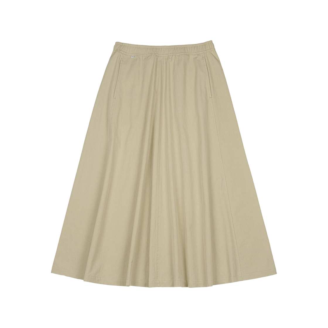에메모가든 우먼 에메모 포켓 플레어 스커트 베이지(mmogarden W mmo Pocket Flare Skirt Beige)