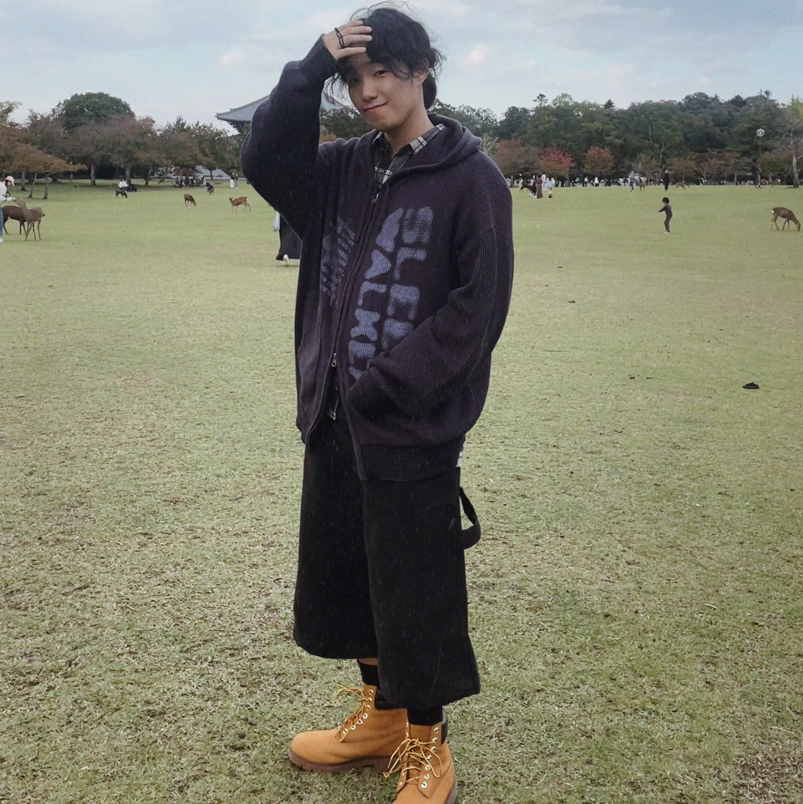 Timberland 6 Inch Laceup Basic Boots Wheat Brown - Wide, Our Legacy Ladon Leather Keychain Black 착용 스타일 - 2