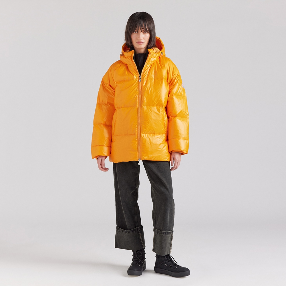 피레넥스 (24FW) 스텐 후디드 유니섹스 다운 자켓 - 카드뮴 옐로우(Pyrenex (24FW) STEN Hooded Unisex Down Jacket - Cadmium Yellow) - 3