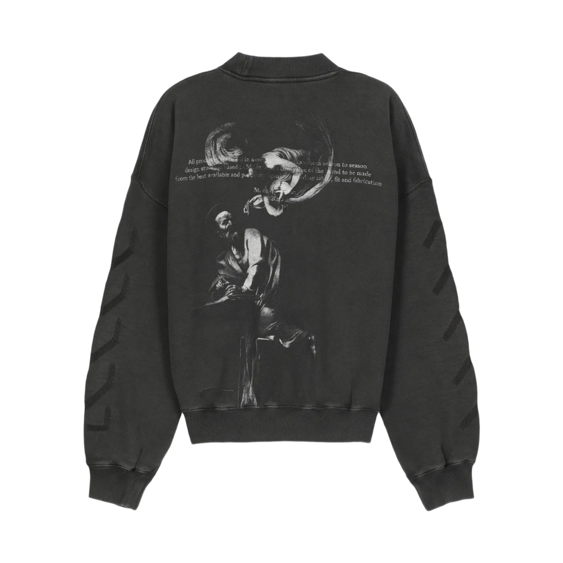 오프화이트 마태 스웨트셔츠 블랙(Off-White Matthew Sweatshirt Black) - 2