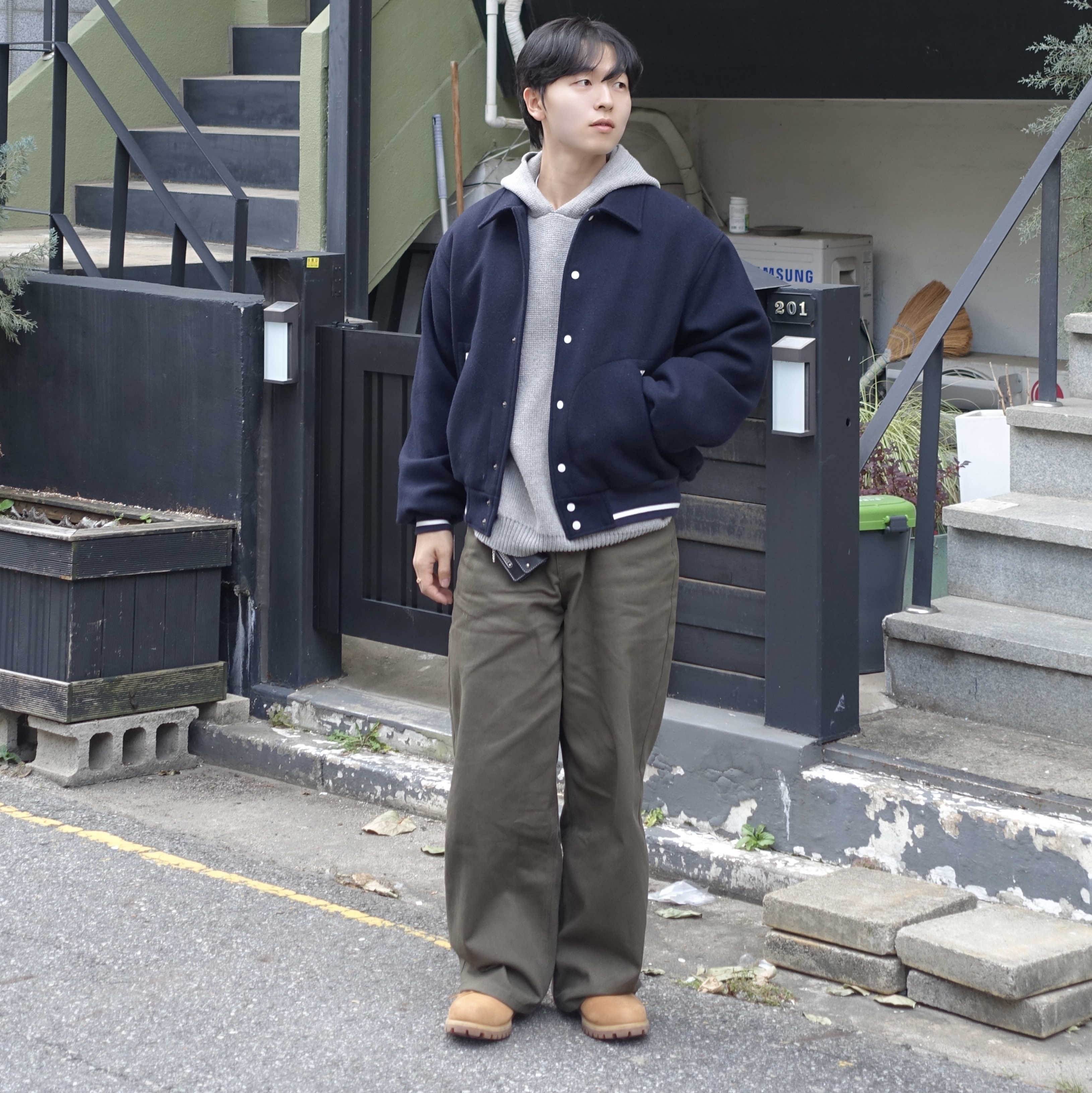 Timberland Premium 6 inch Waterproof Boot Wheat Nubuck - Wide 착용 스타일 - 1