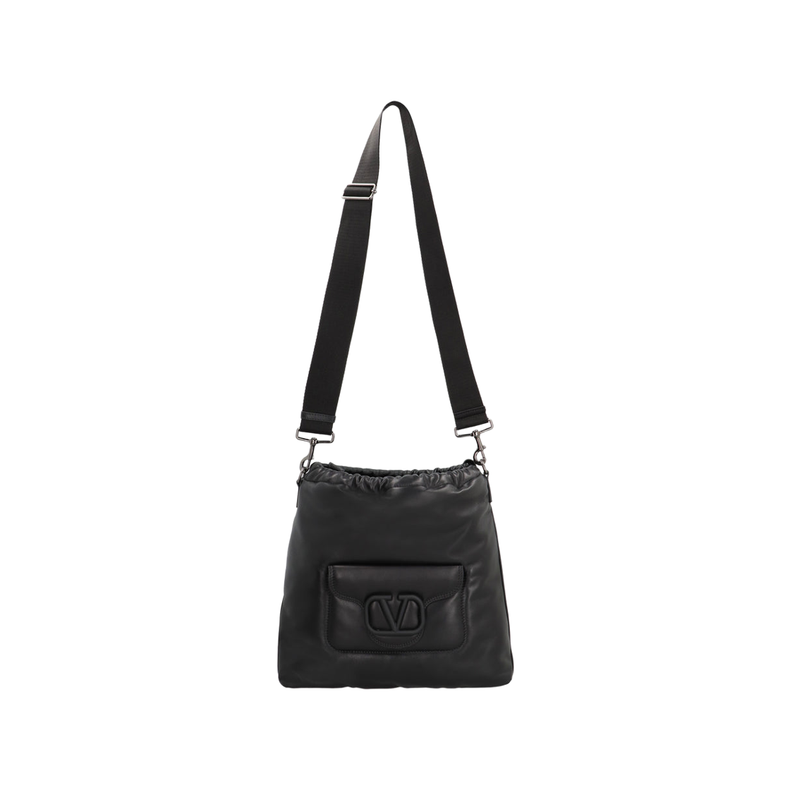 발렌티노 레더 크로스바디백 블랙(Valentino Leather Crossbody Bag Black)