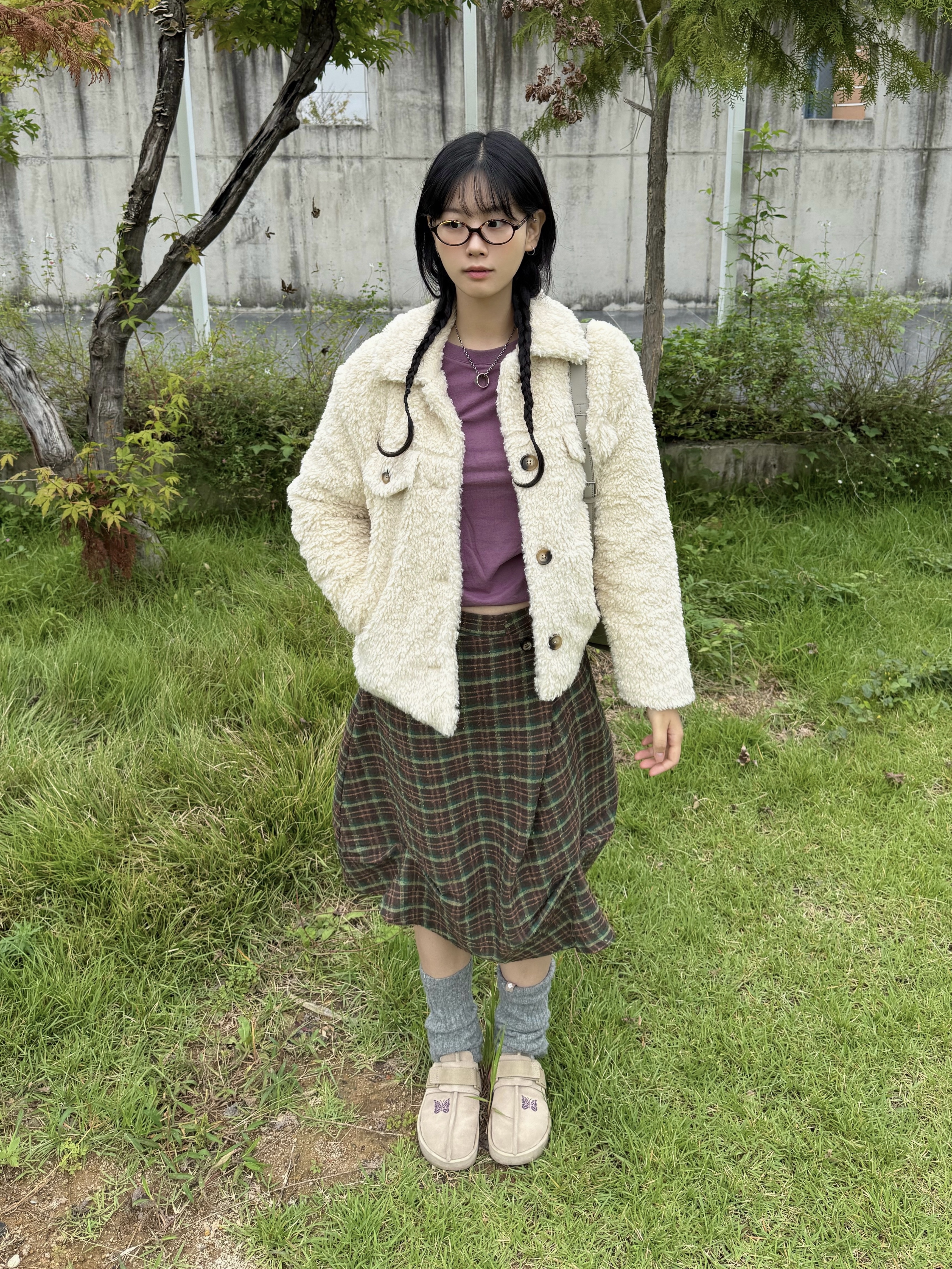 Reebok x Needles Beatnik Beige 착용 스타일