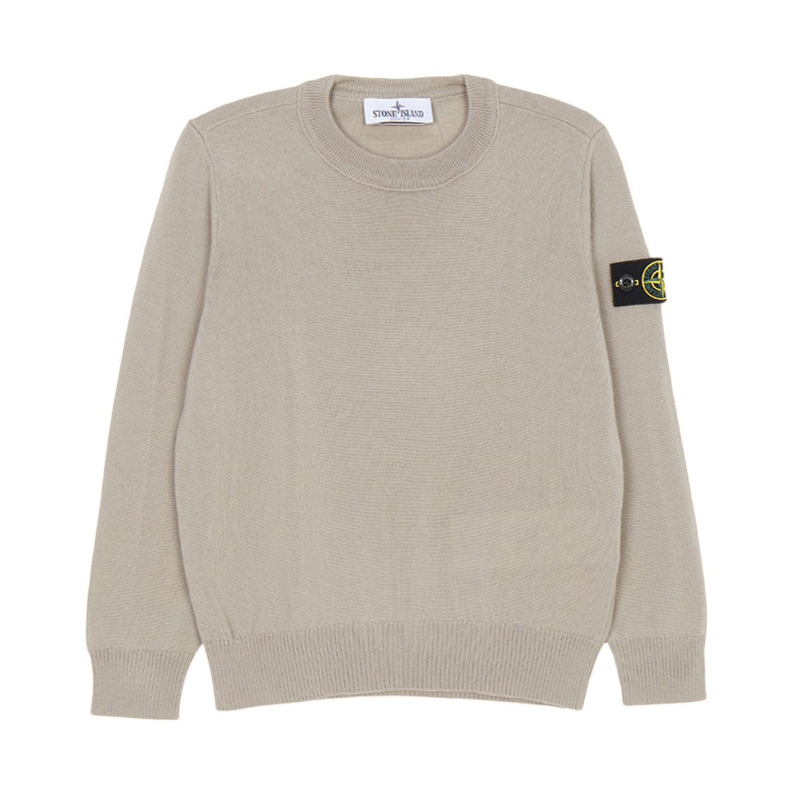 K2S1651000-09S0C04-V0095 (Kids) Stone Island Knit Beige - 25FW