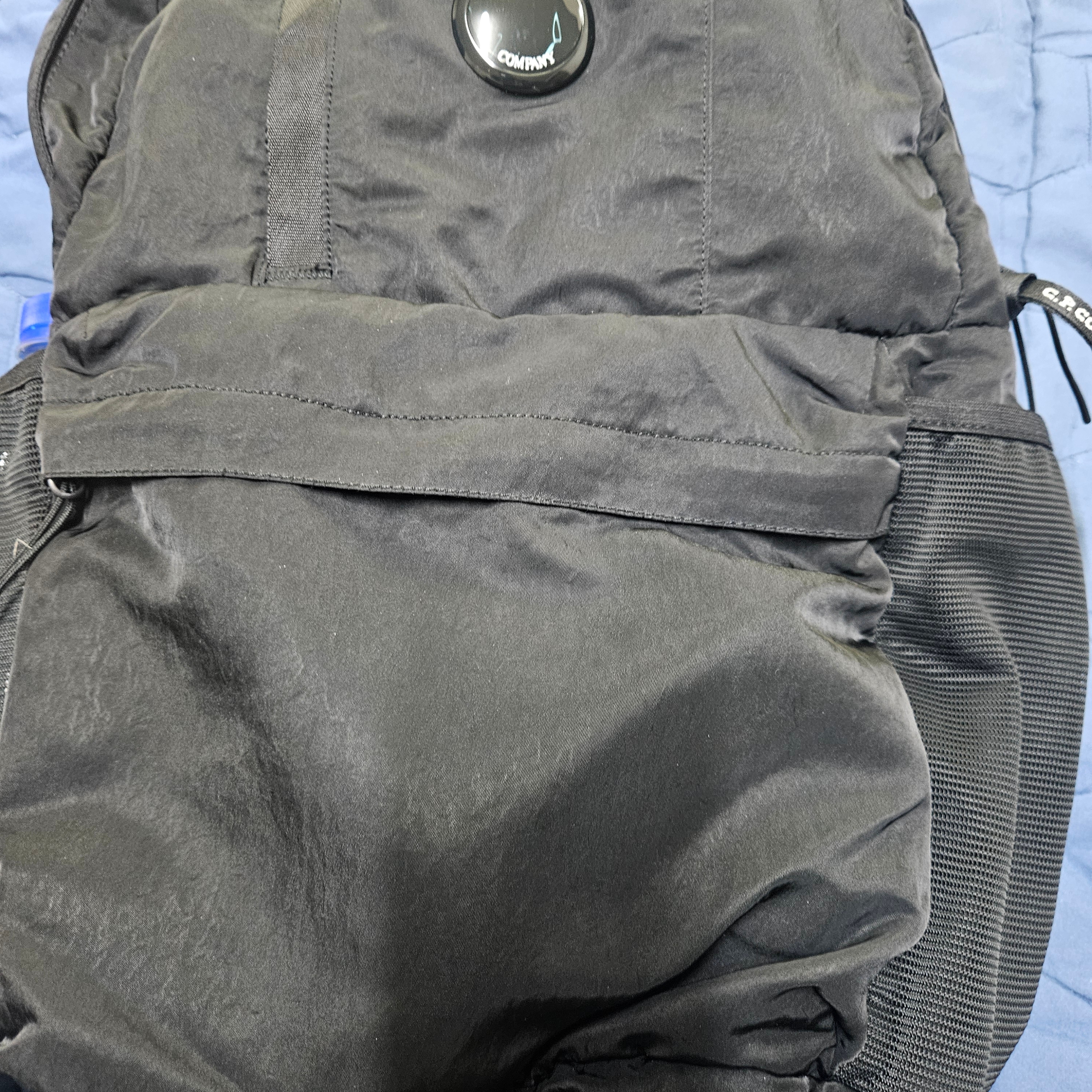 C.P. Company Nylon B Lens Backpack Black - 25SS 착용 스타일