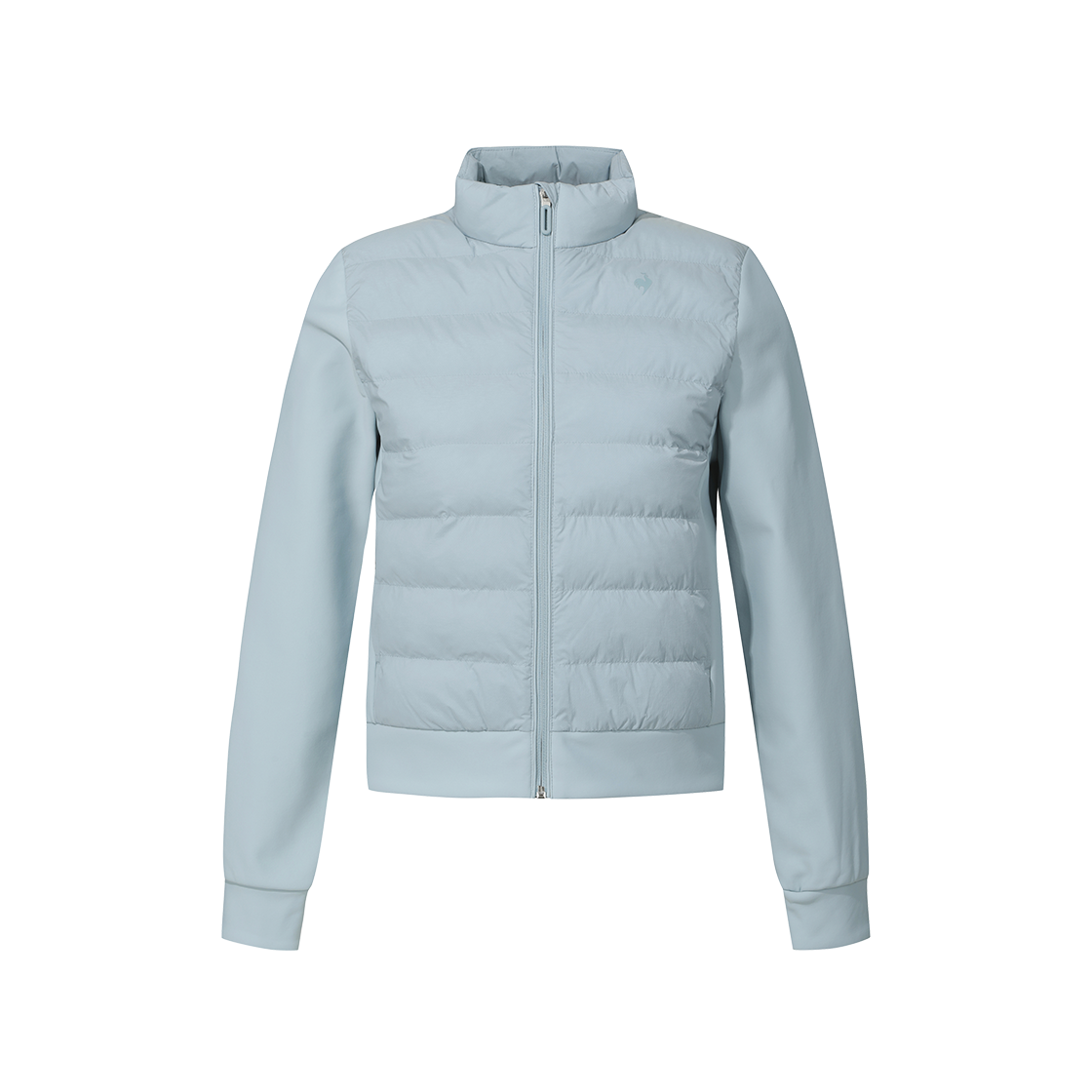 QQ422OPDO2_DMT0 le coq sportif Women's Slim-Fit Hybrid Lightweight Padded Jacket Dark Mint