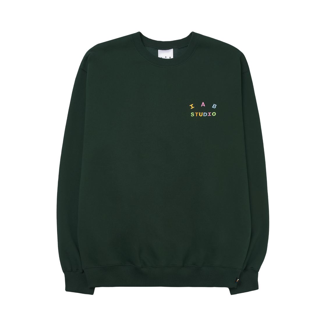 아이앱 스튜디오 아이앱 자수 스웨트셔츠 그린(IAB Studio IAB Embroid Sweatshirt Green)