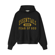Essentials Classic Fleece Hoodie Vintage Black - 25FW