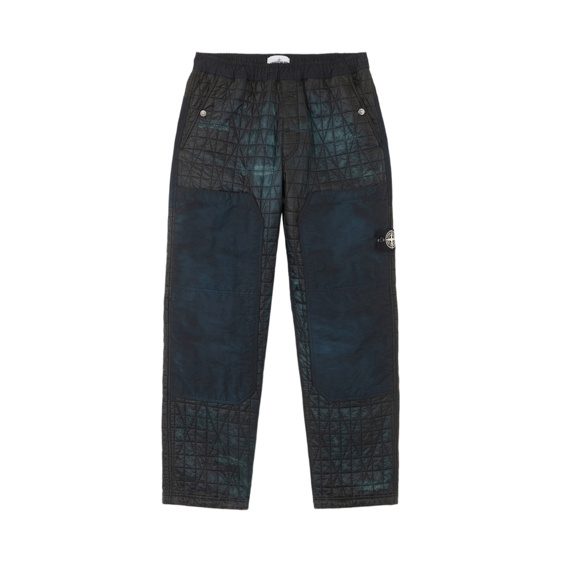 스톤 아일랜드 3100018 나일론 랩스-TC 코로즌 트리트먼트 루즈 핏 조거 윈드 레지스턴트 이너 코팅 블랙 - 25FW