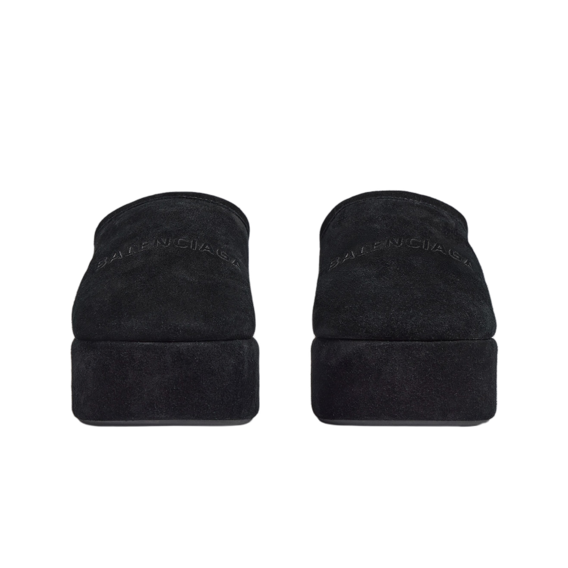 (W) 발렌시아가 알래스카 소프트 플랫폼 뮬 블랙((W) Balenciaga Alaska Soft Platform Mule Black) - 3