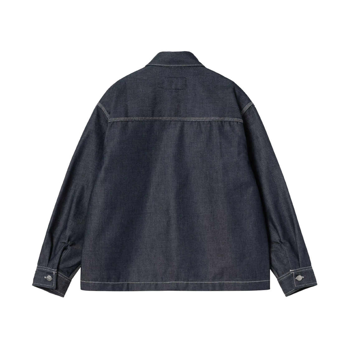 (W) 칼하트 WIP 루이스 셔츠 잭 블루 리지드((W) Carhartt WIP Louis Shirt Jac Blue Rigid) - 2